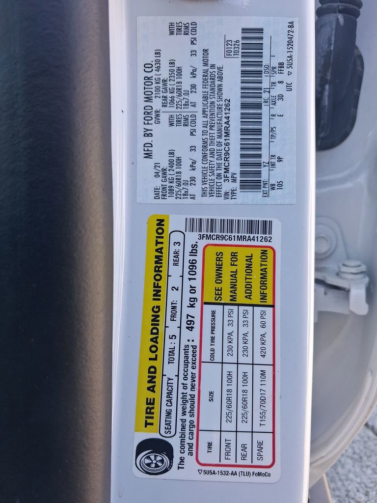 Used 2021 Ford Bronco Sport Outer Banks image 11