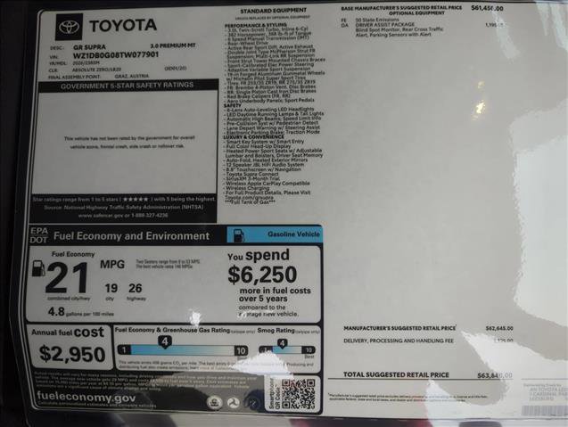 New 2026 Toyota Supra Premium image 24
