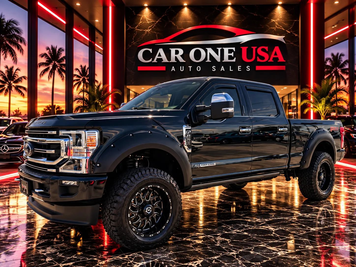 Used 2020 Ford F250 Platinum w/ FX4 Off-Road Package AWD/4WD image 7