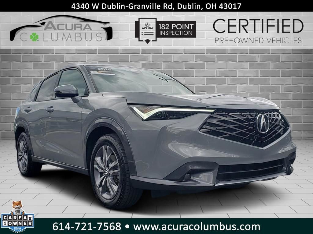 Certified 2025 Acura ADX AWD