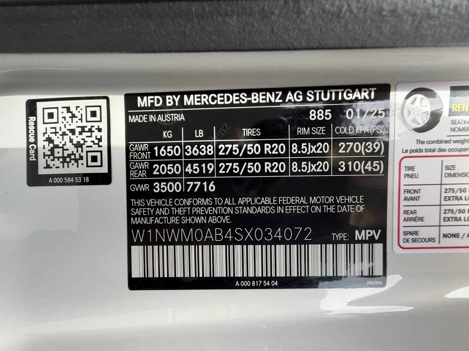 Used 2025 Mercedes-Benz G 580 w/ EQ Technology image 25