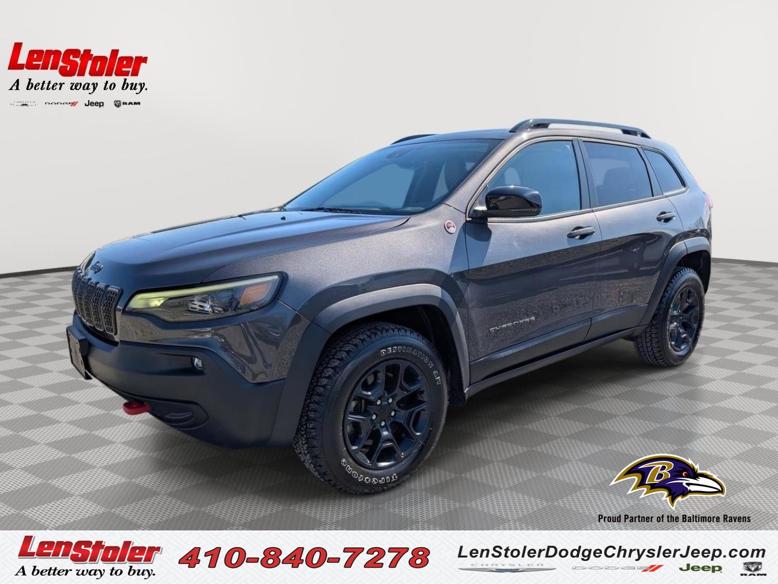 Used 2022 Jeep Cherokee Trailhawk w/ Sun, Sound & Nav Group image 1