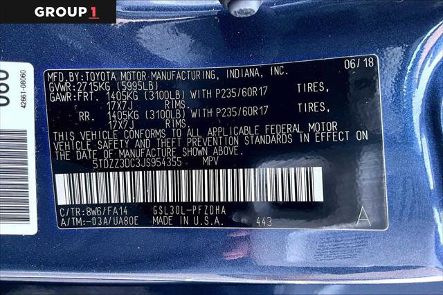 Certified 2018 Toyota Sienna L image 36