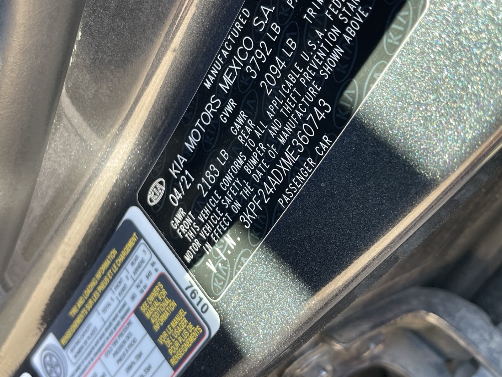 Used 2021 Kia Forte LXS FWD image 12