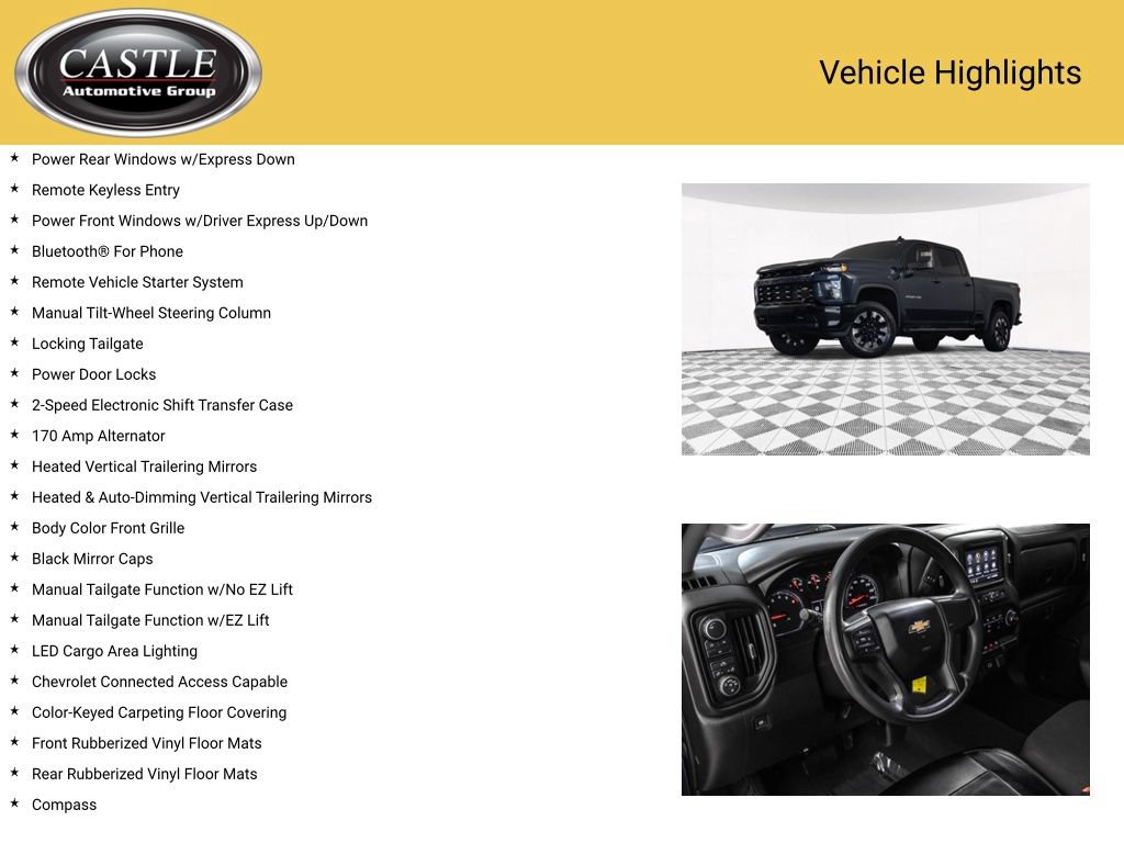 Used 2020 Chevrolet Silverado 2500 Custom w/ Custom Value Package AWD/4WD image 12