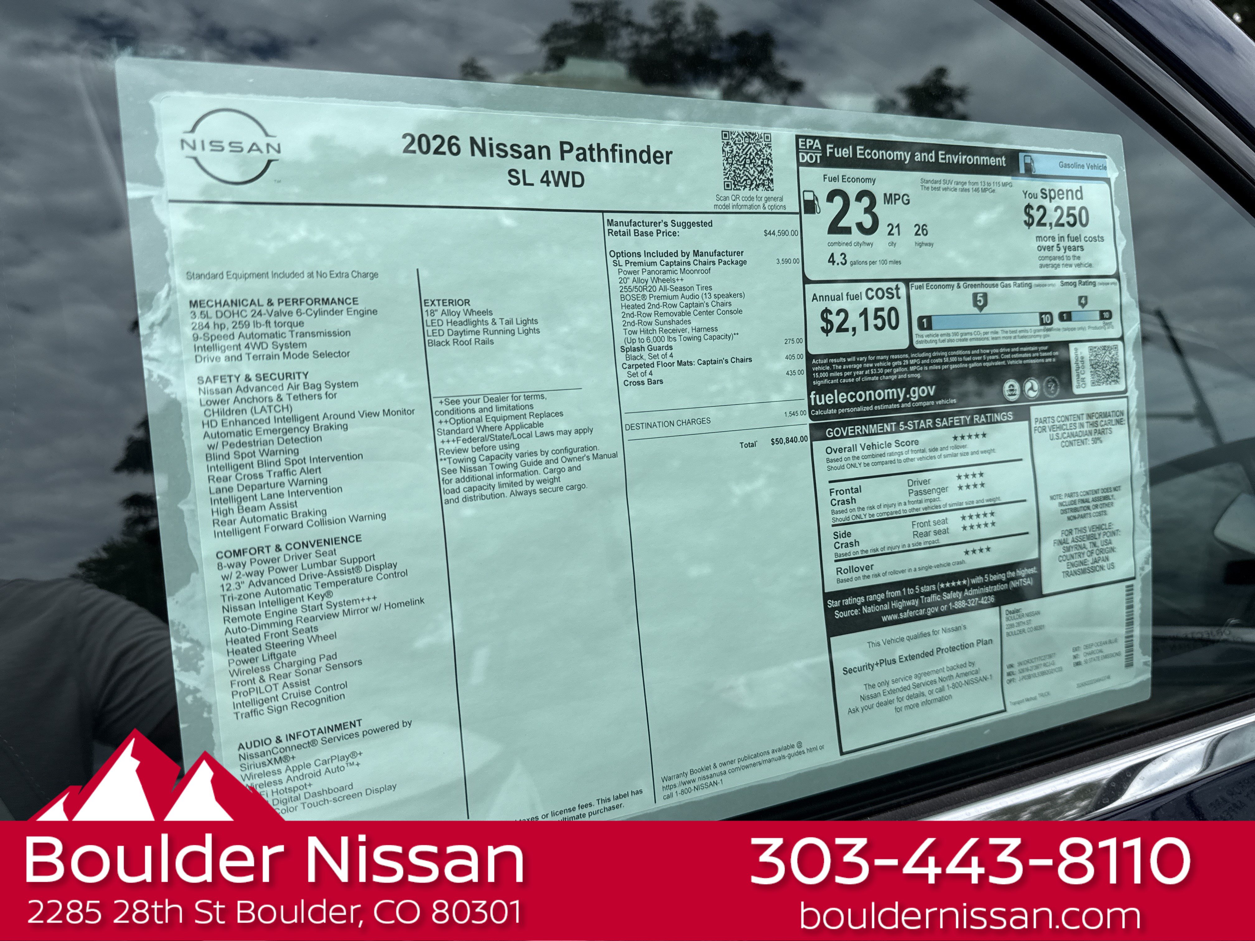 New 2026 Nissan Pathfinder SL w/ SL Premium Package AWD/4WD image 9