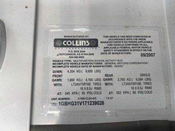 Used 2007 Chevrolet Express 3500 w/ School Bus Package image 30