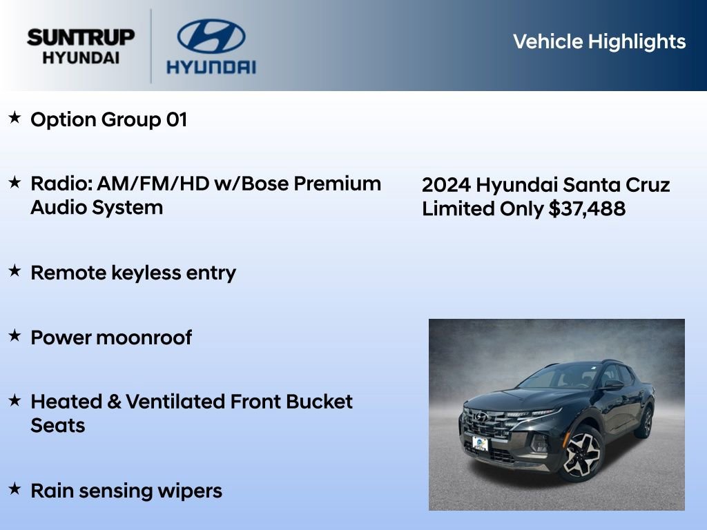New 2024 Hyundai Santa Cruz Limited image 7