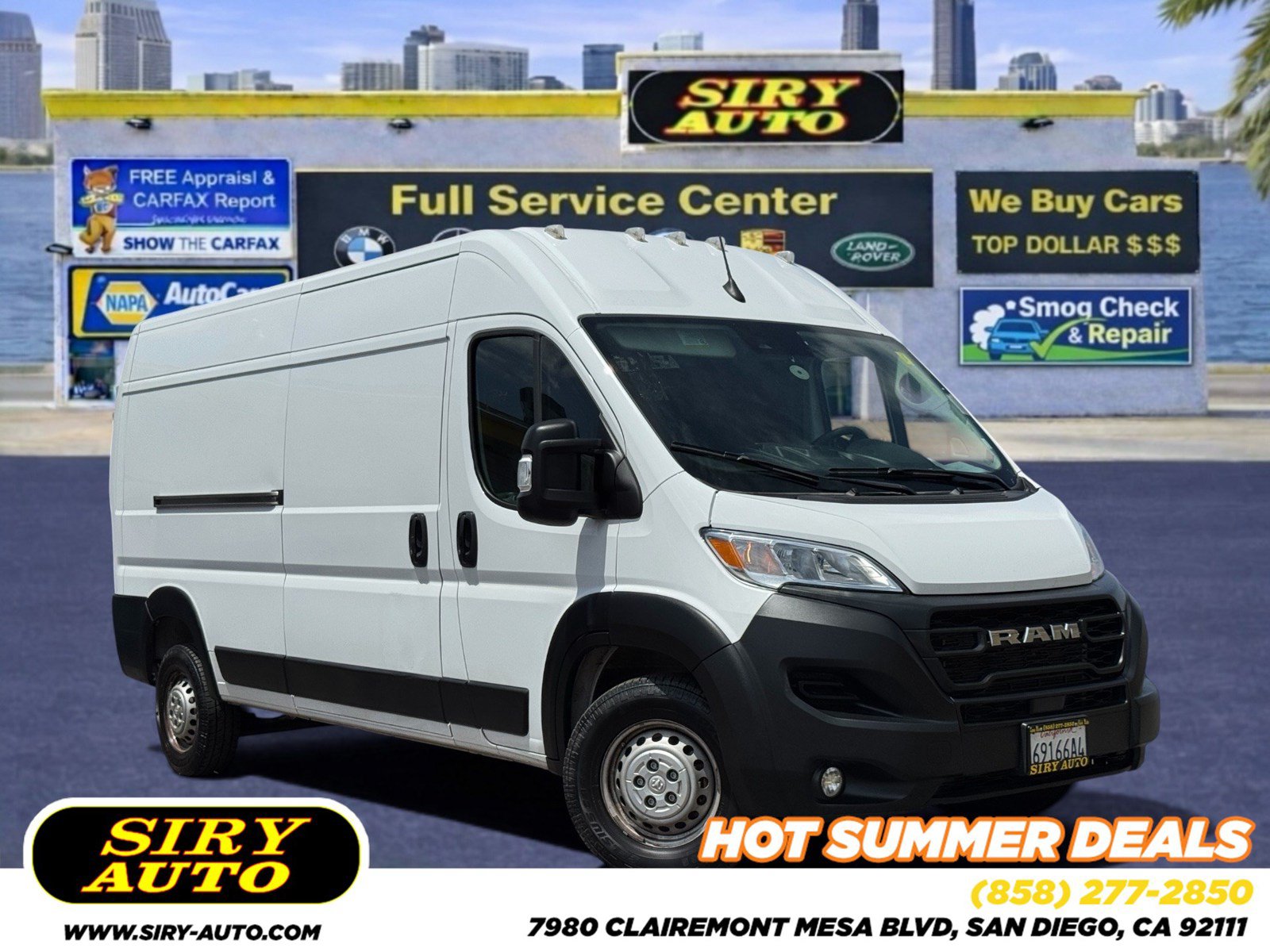 Used 2025 RAM ProMaster 2500 w/ Convenience Group FWD image 1