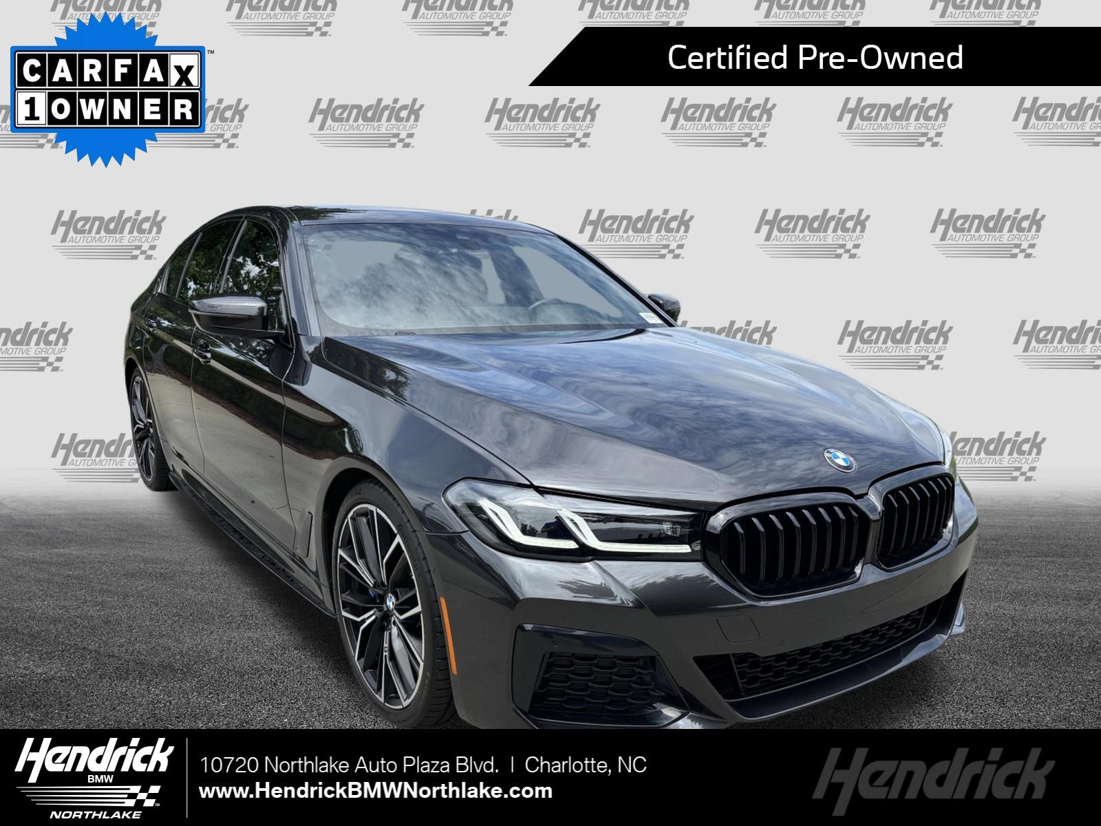 Certified 2023 BMW 530i w/ M Sport Package RWD image 1