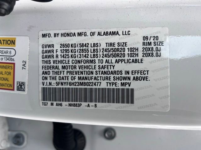 Used 2021 Honda Pilot Special Edition image 13