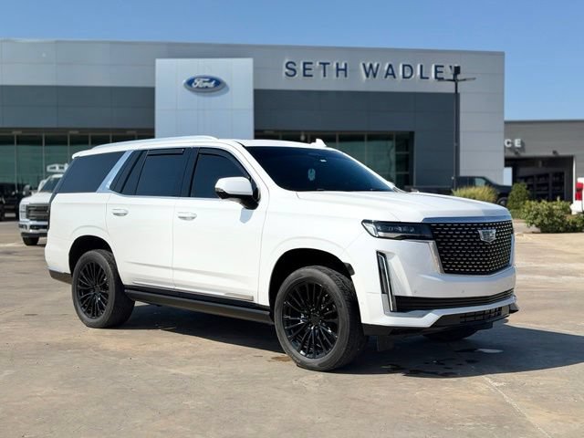 Used 2021 Cadillac Escalade Premium Luxury w/ Driver Assist Tech Package RWD image 1