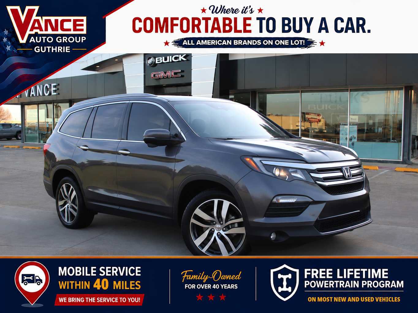Used 2017 Honda Pilot Touring image 1