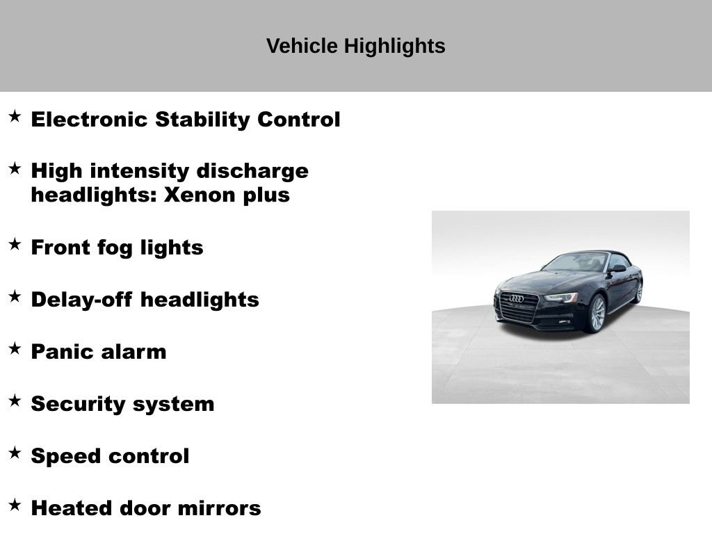 Used 2015 Audi A5 2.0T Premium Plus w/ Premium Plus Package image 36