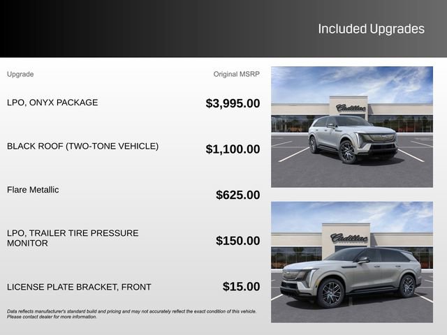 New 2025 Cadillac Escalade IQ Sport 2 w/ LPO, ONYX Package image 3