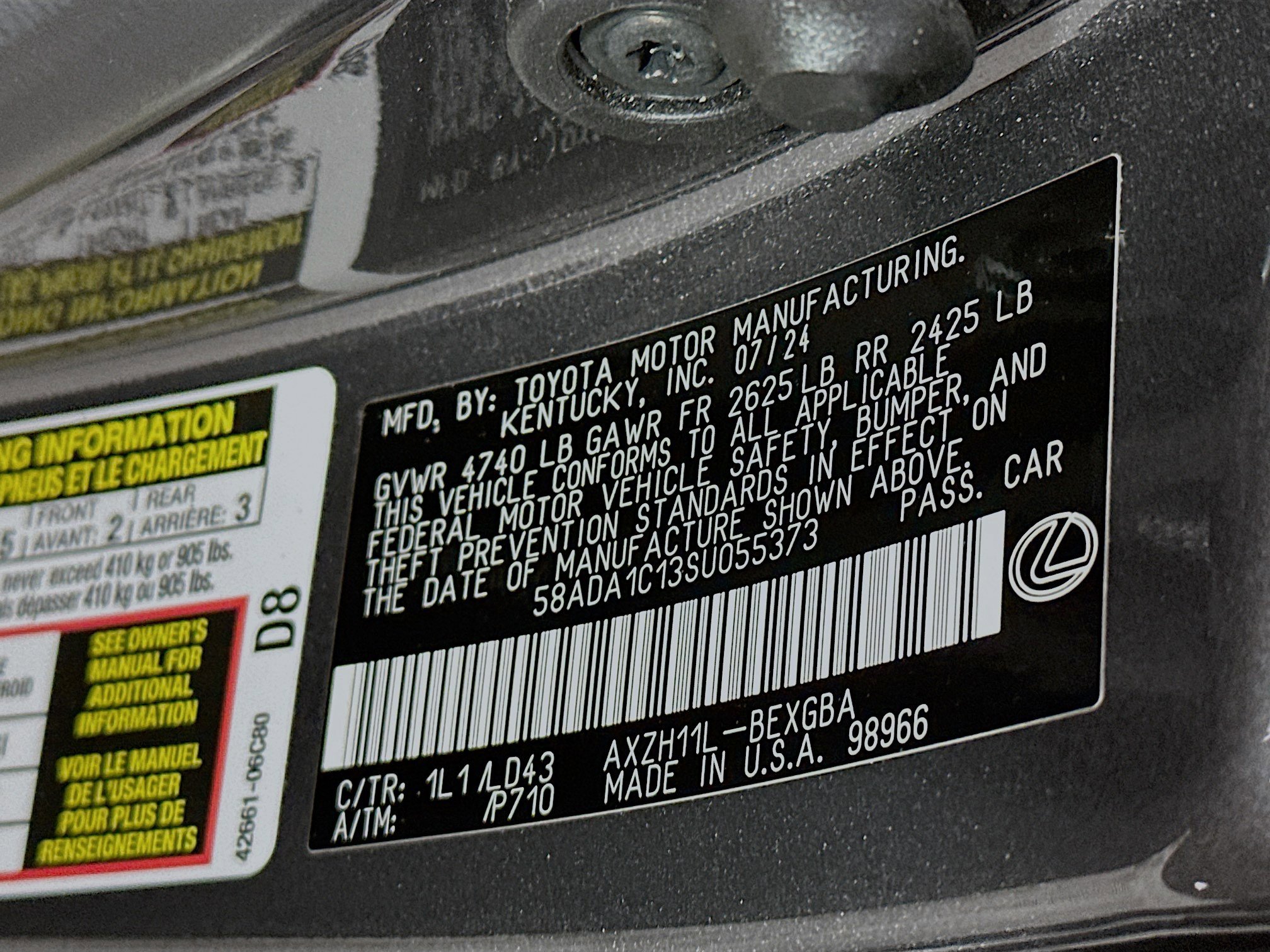 Used 2025 Lexus ES 300h ES 300h w/ Premium Package image 36