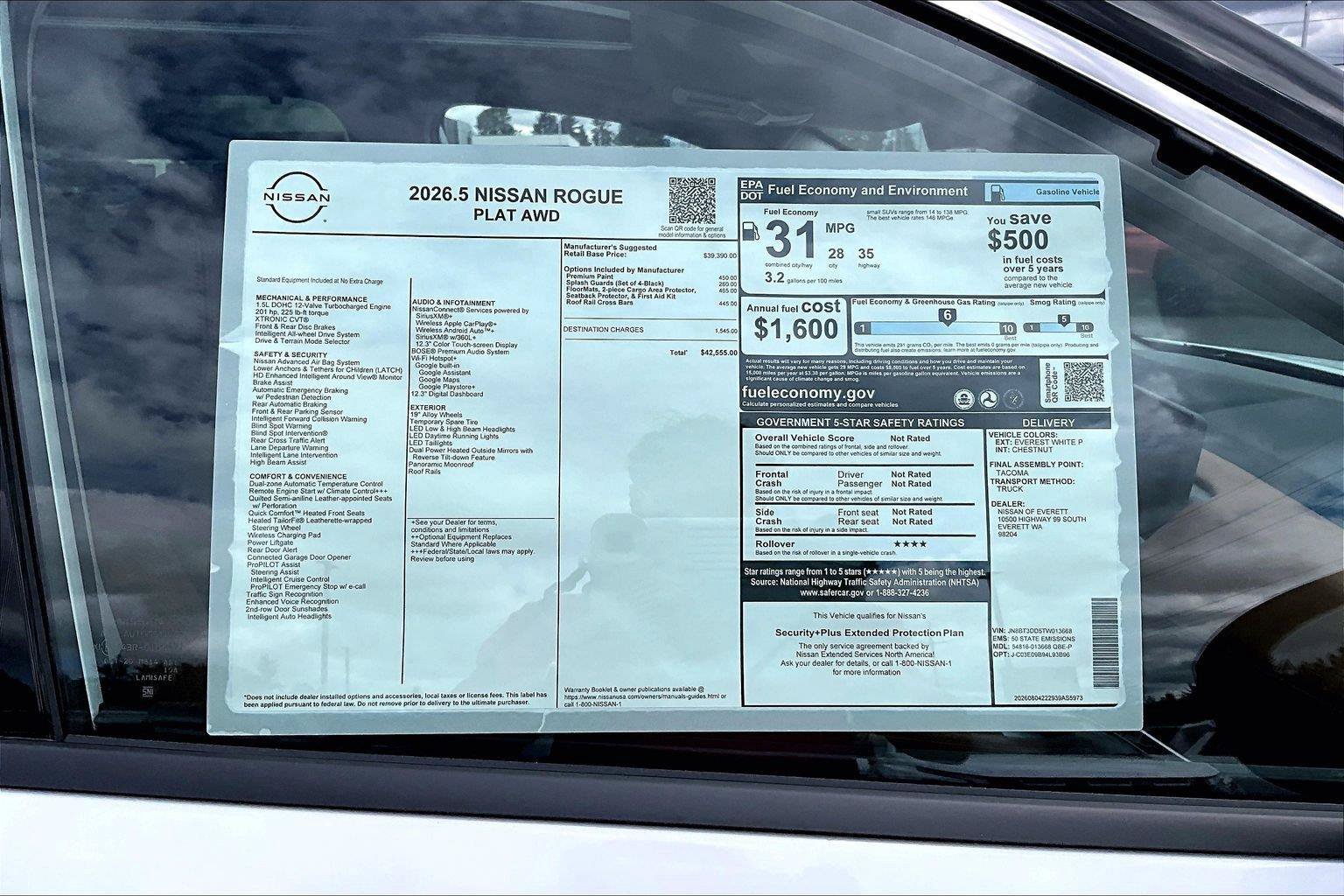 New 2026 Nissan Rogue Platinum AWD/4WD image 15