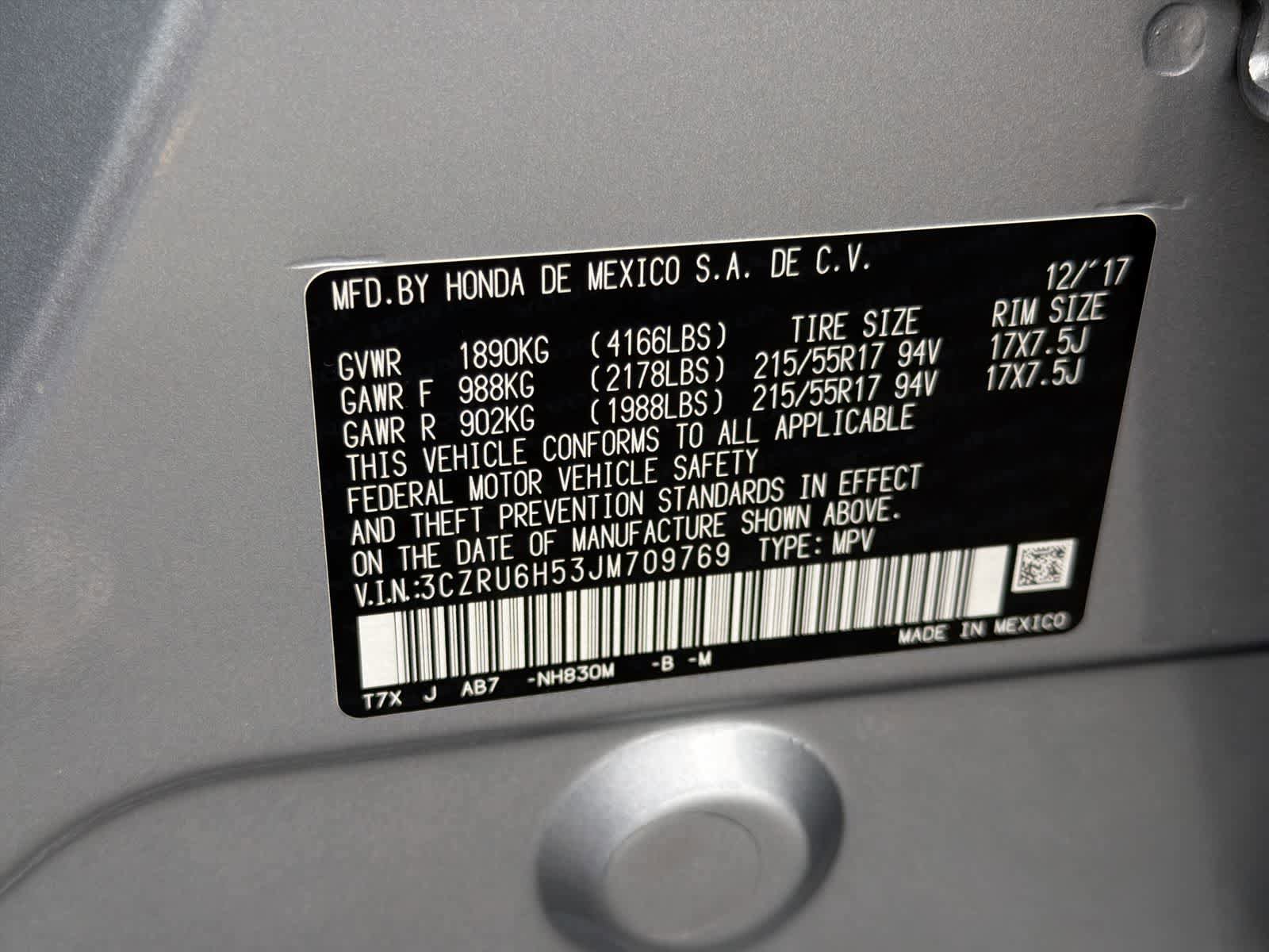 Used 2018 Honda HR-V EX image 37