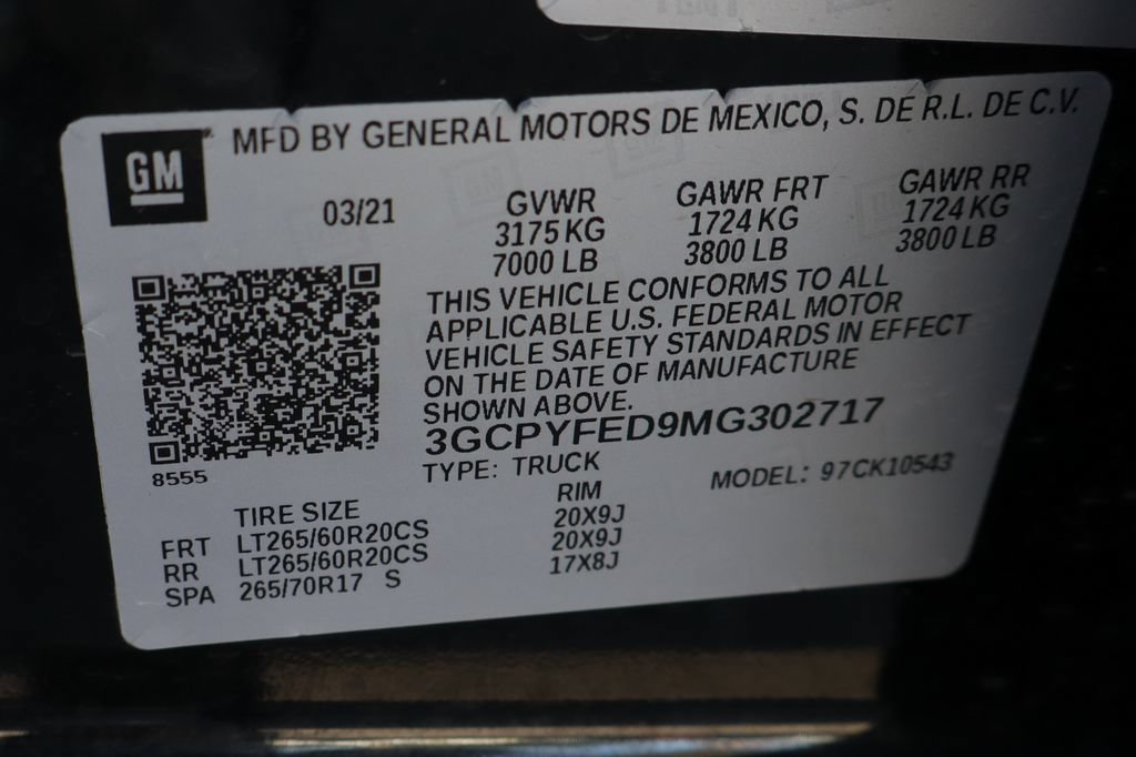 Used 2021 Chevrolet Silverado 1500 LT Trail Boss w/ Convenience Package II AWD/4WD image 57