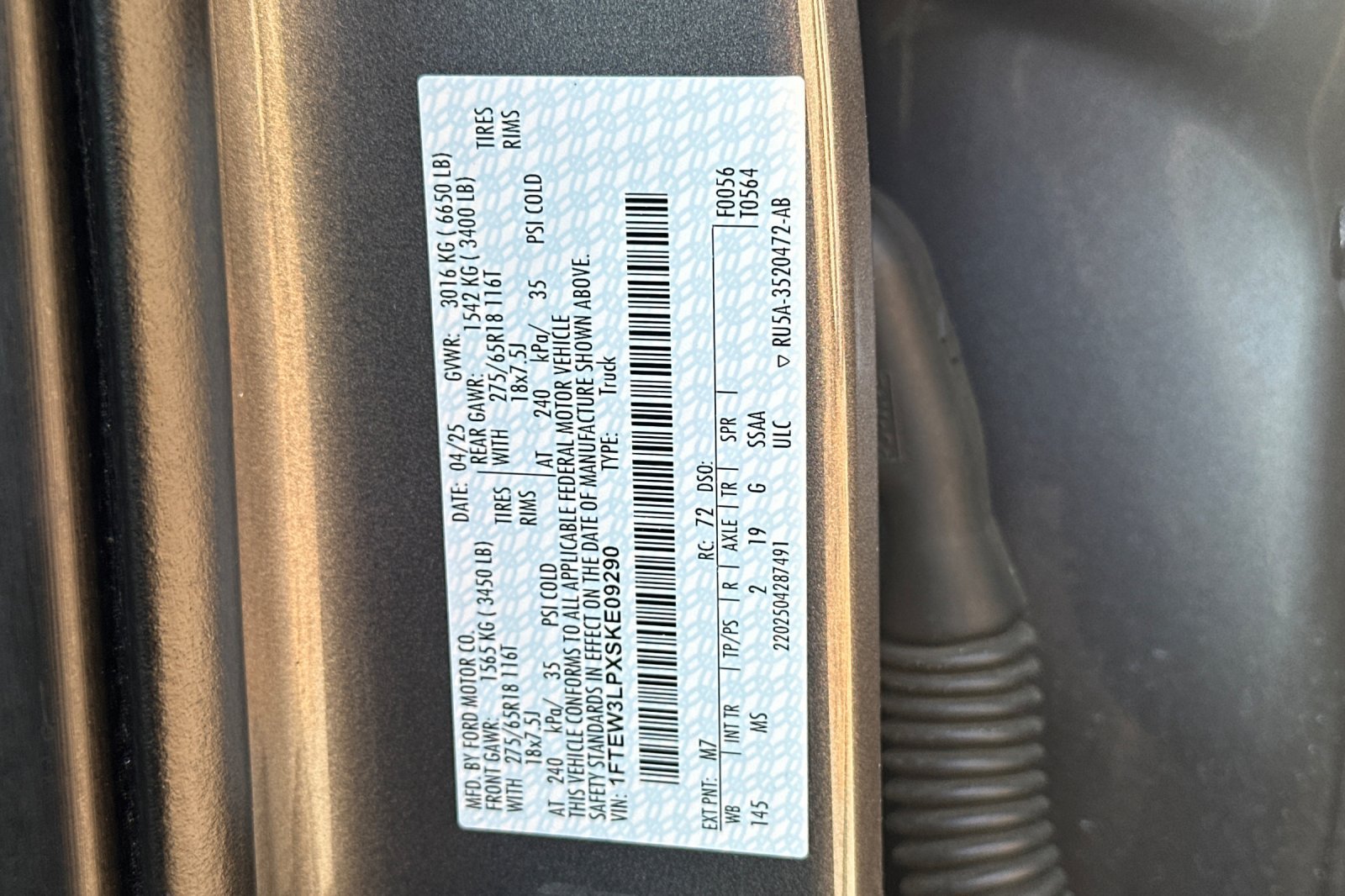 Used 2025 Ford F150 XLT w/ Equipment Group 301A Standard AWD/4WD image 26