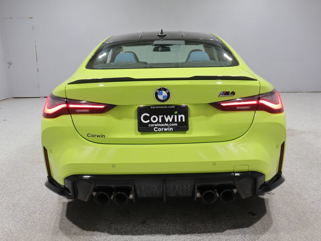 Used 2022 BMW M4 Competition w/ M Carbon Exterior Package RWD video 3