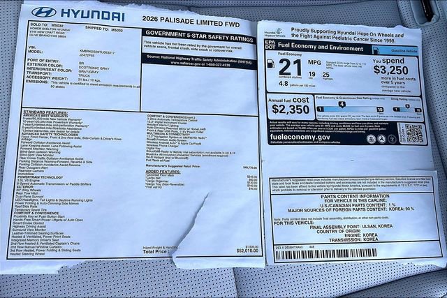 New 2026 Hyundai Palisade Limited image 14