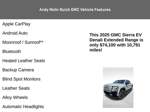 Used 2025 GMC Sierra EV Denali AWD/4WD image 4