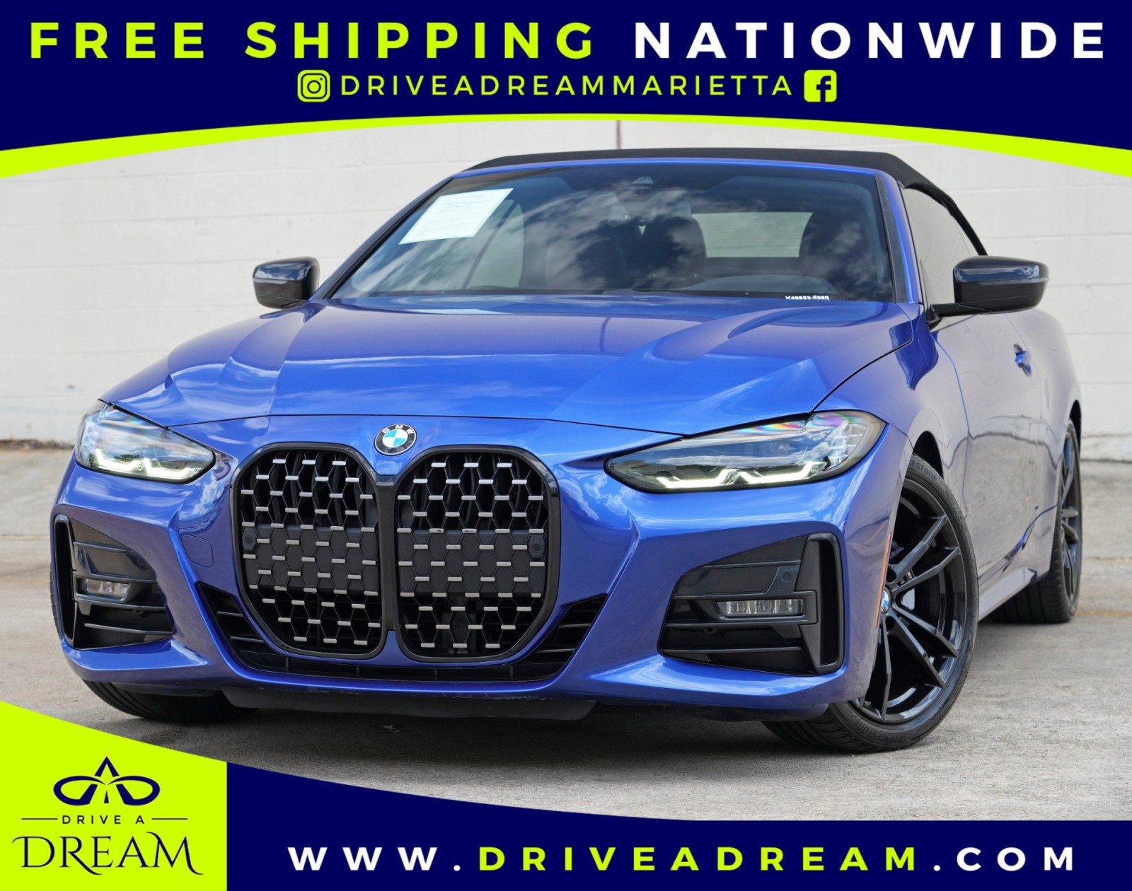 Used 2022 BMW 430i Convertible w/ M Sport Package