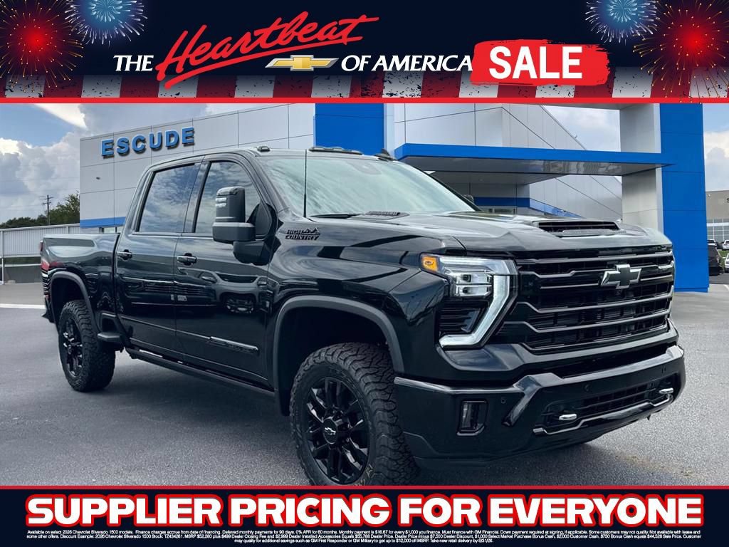 New 2026 Chevrolet Silverado 2500 High Country w/ High Country Premium Package AWD/4WD image 1