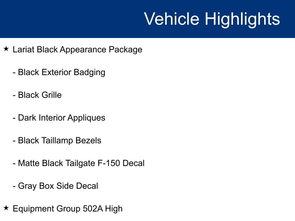 Certified 2025 Ford F150 Lariat w/ Equipment Group 502A High image 24