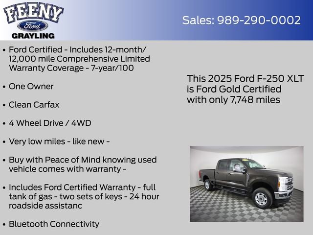 Used 2025 Ford F250 XLT w/ FX4 Off-Road Package image 5