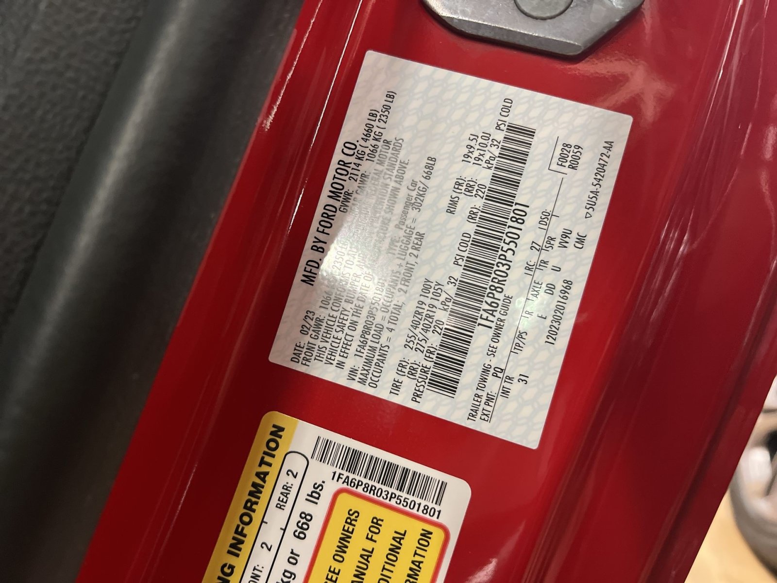 Used 2023 Ford Mustang Mach 1 RWD image 26