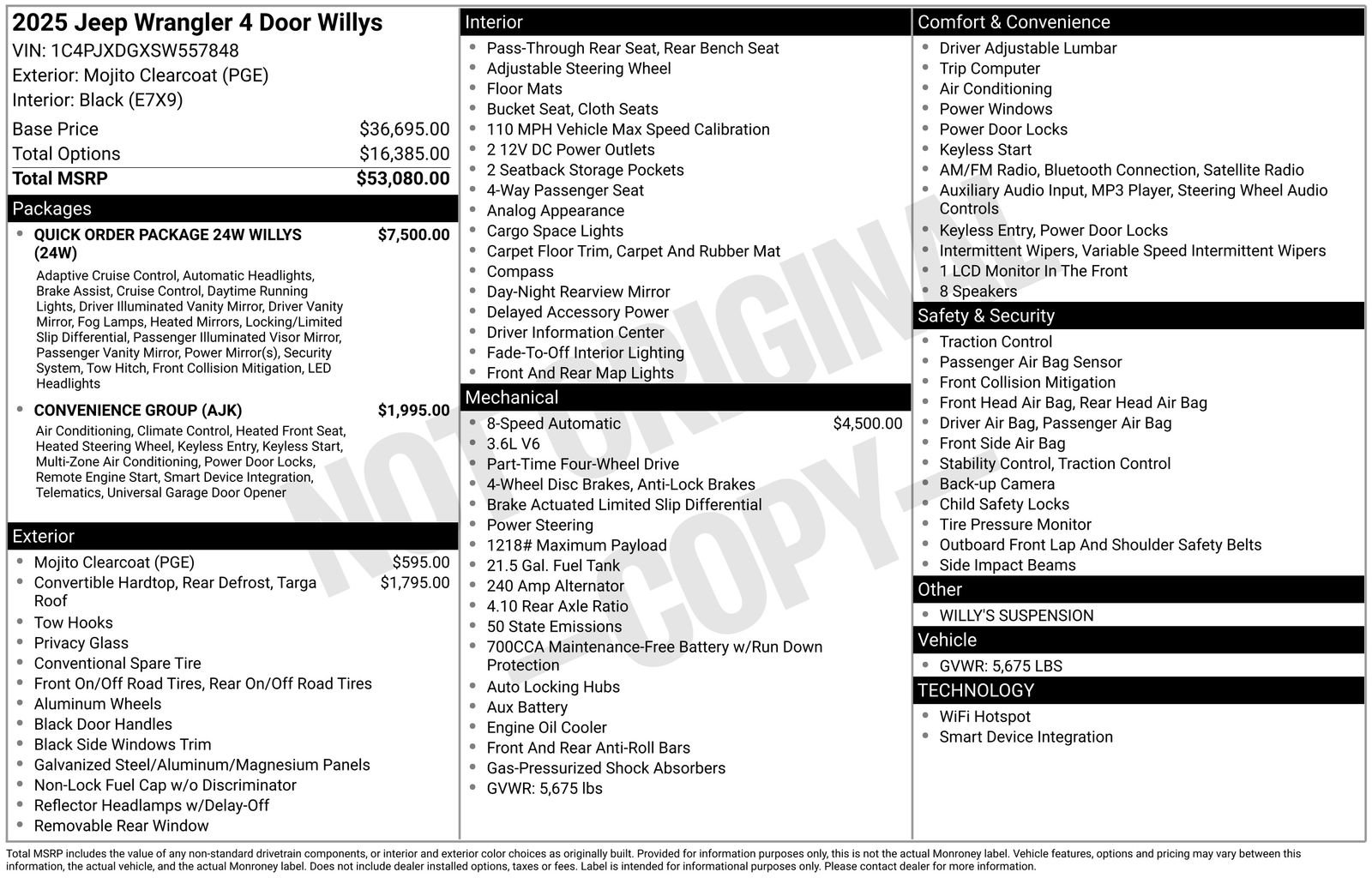 New 2025 Jeep Wrangler Willys image 24