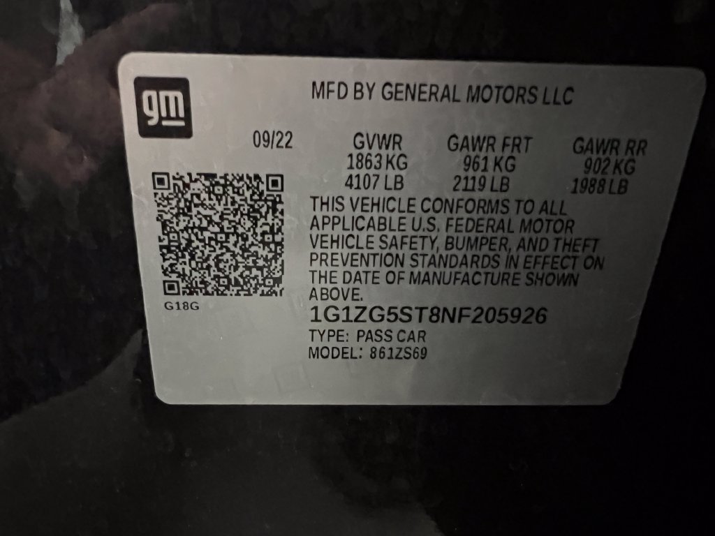 Used 2022 Chevrolet Malibu RS FWD image 33