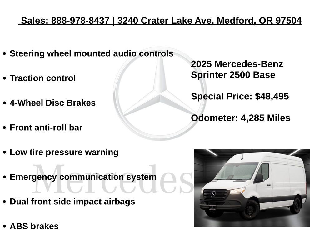 Used 2025 Mercedes-Benz Sprinter 2500 image 10