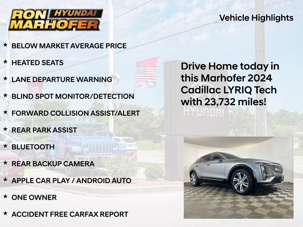 Used 2024 Cadillac Lyriq Tech w/ Driver Assist Package RWD image 14