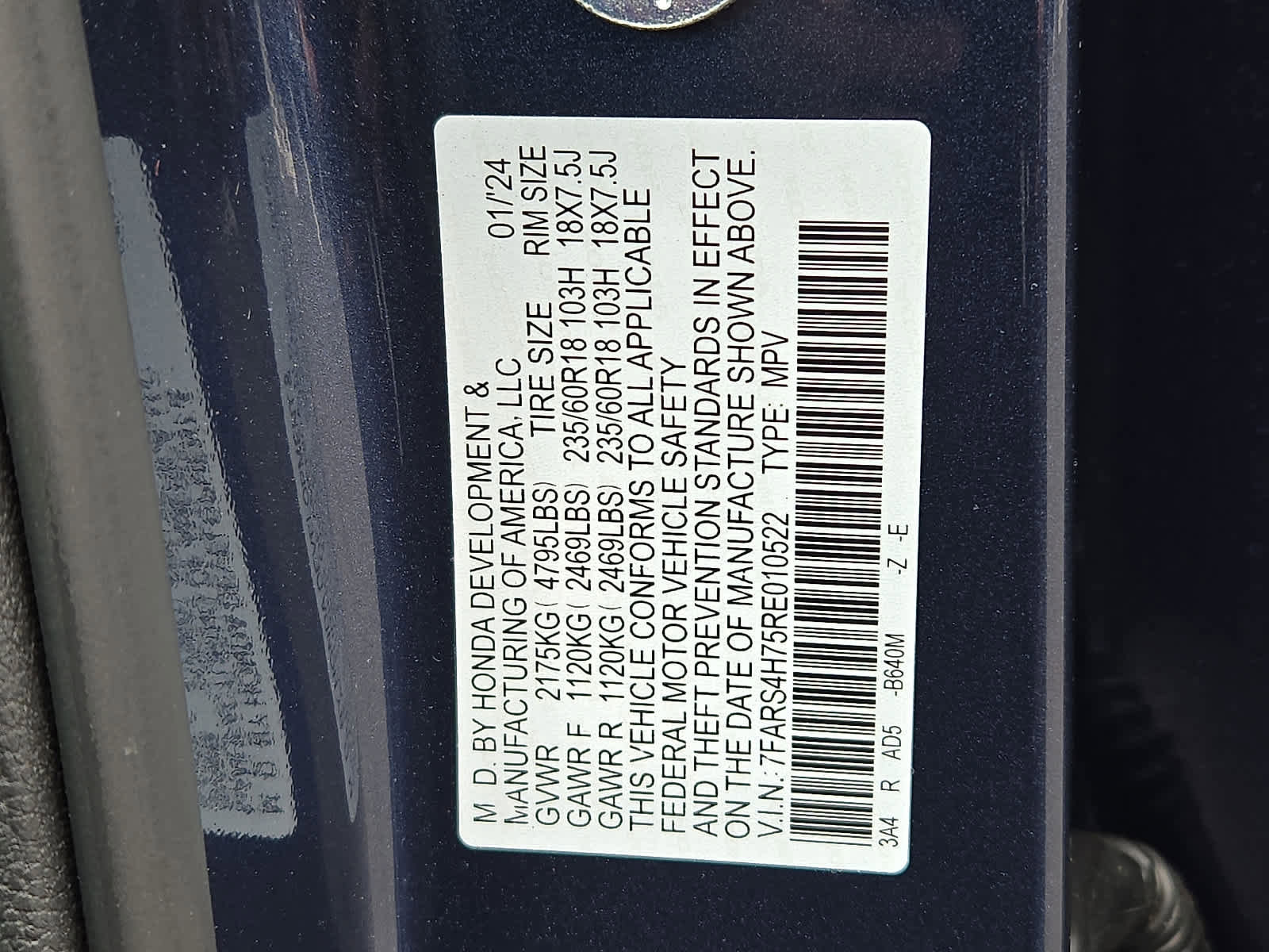 Certified 2024 Honda CR-V EX-L image 28