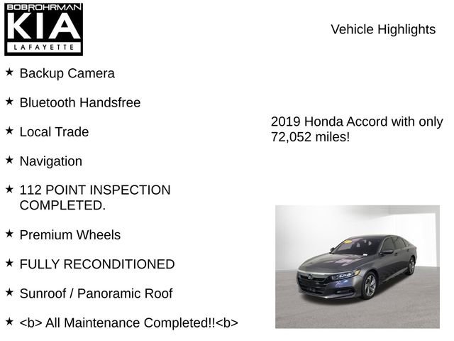 Used 2019 Honda Accord EX-L image 7