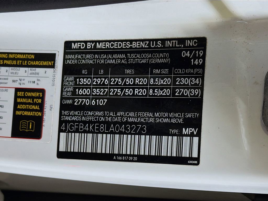 Used 2020 Mercedes-Benz GLE 350 4MATIC w/ 3rd Row Seat Package image 45