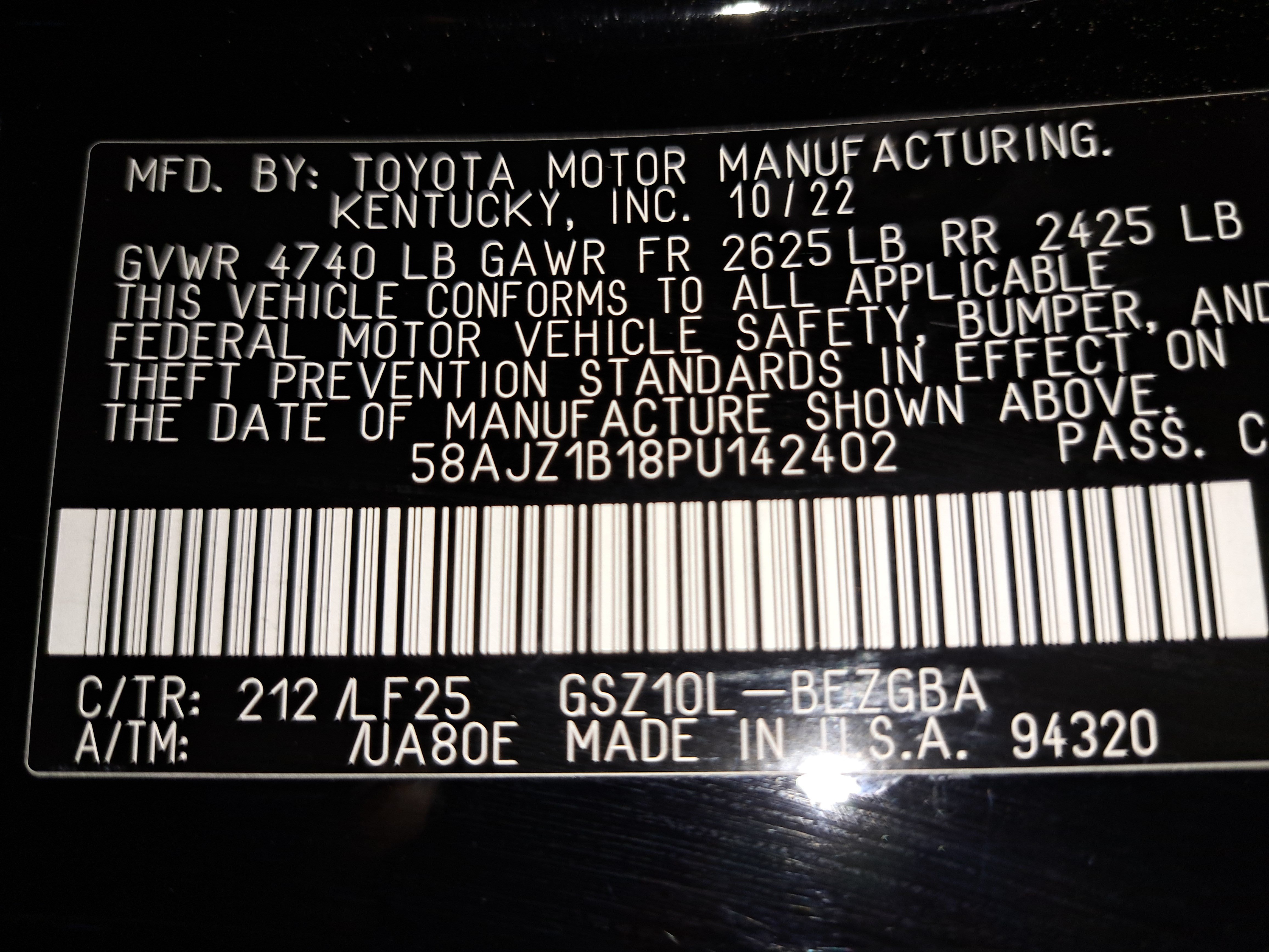 Used 2023 Lexus ES 350 F Sport w/ Accessory Package (Z1) FWD image 38