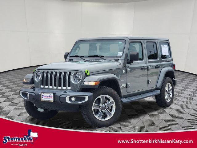 Used 2021 Jeep Wrangler Unlimited Sahara w/ Uconnect 4C Nav & Sound Group image 1