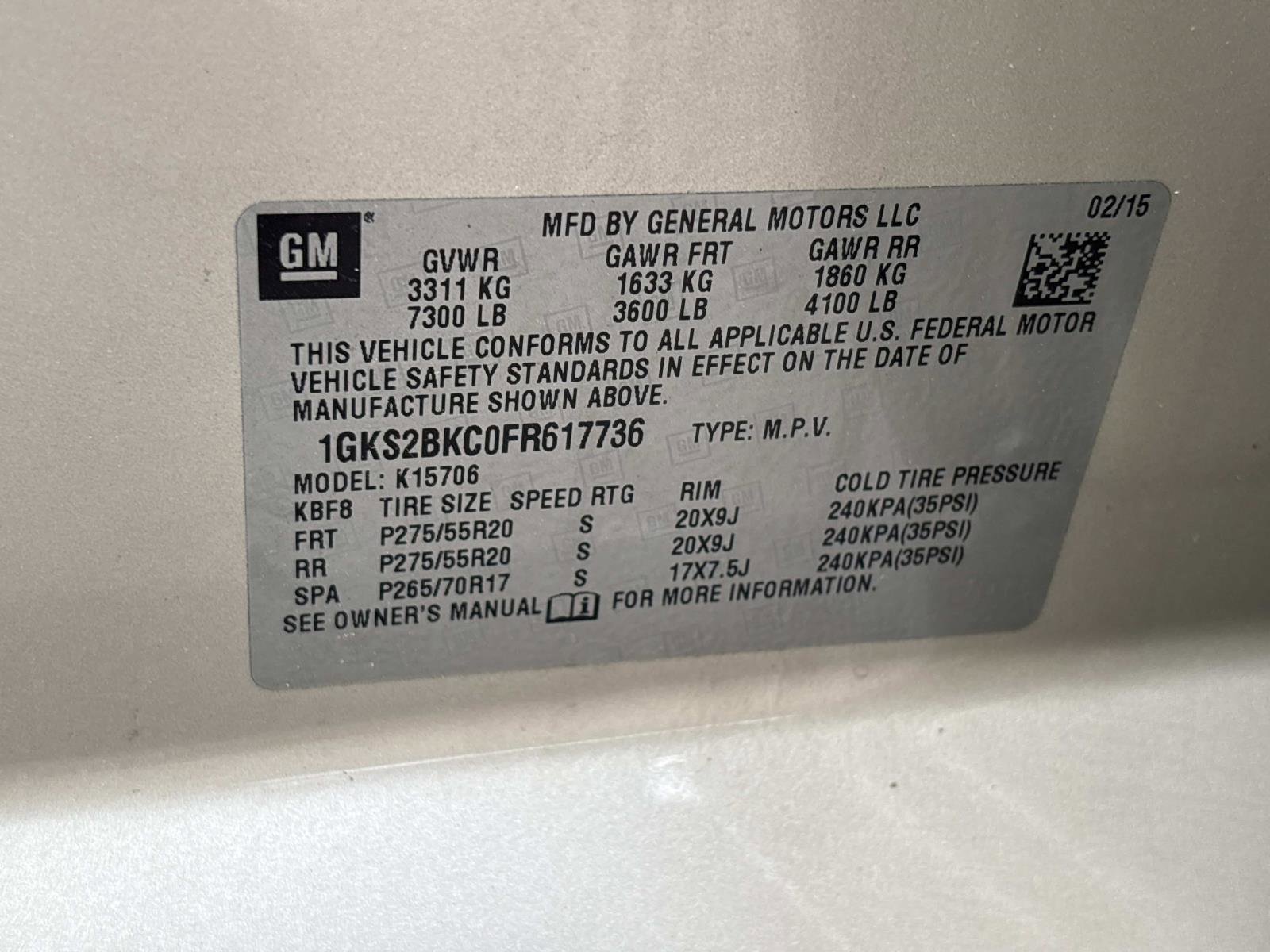 Used 2015 GMC Yukon SLT AWD/4WD image 30