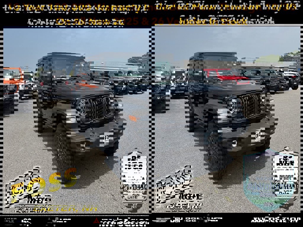 New 2025 Jeep Wrangler Sport S