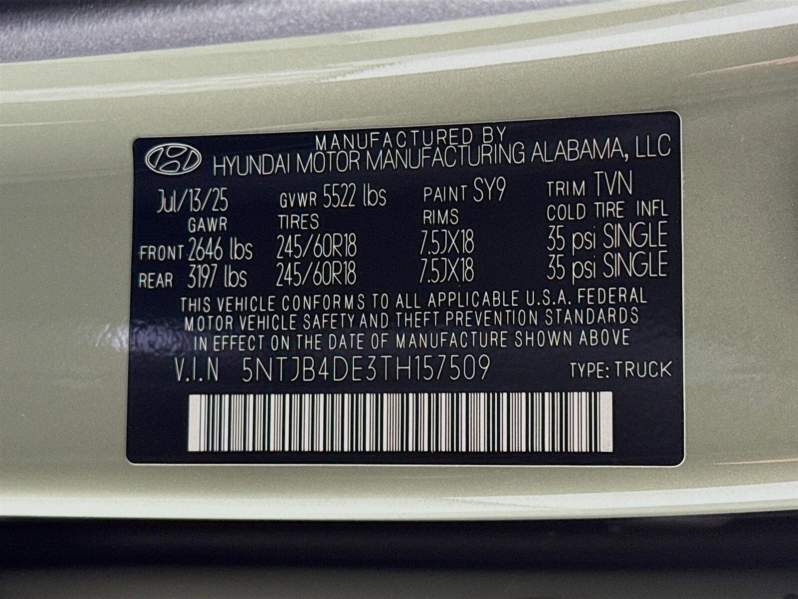 New 2026 Hyundai Santa Cruz SEL FWD image 30