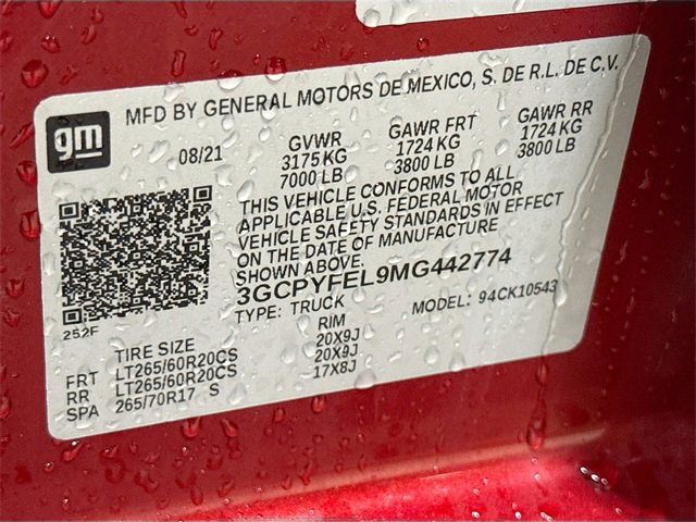 Used 2021 Chevrolet Silverado 1500 LT Trail Boss w/ Bed Protection Package image 29