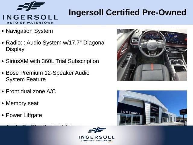 Used 2025 Chevrolet Traverse RS w/ LPO, Floor Liner Package image 12