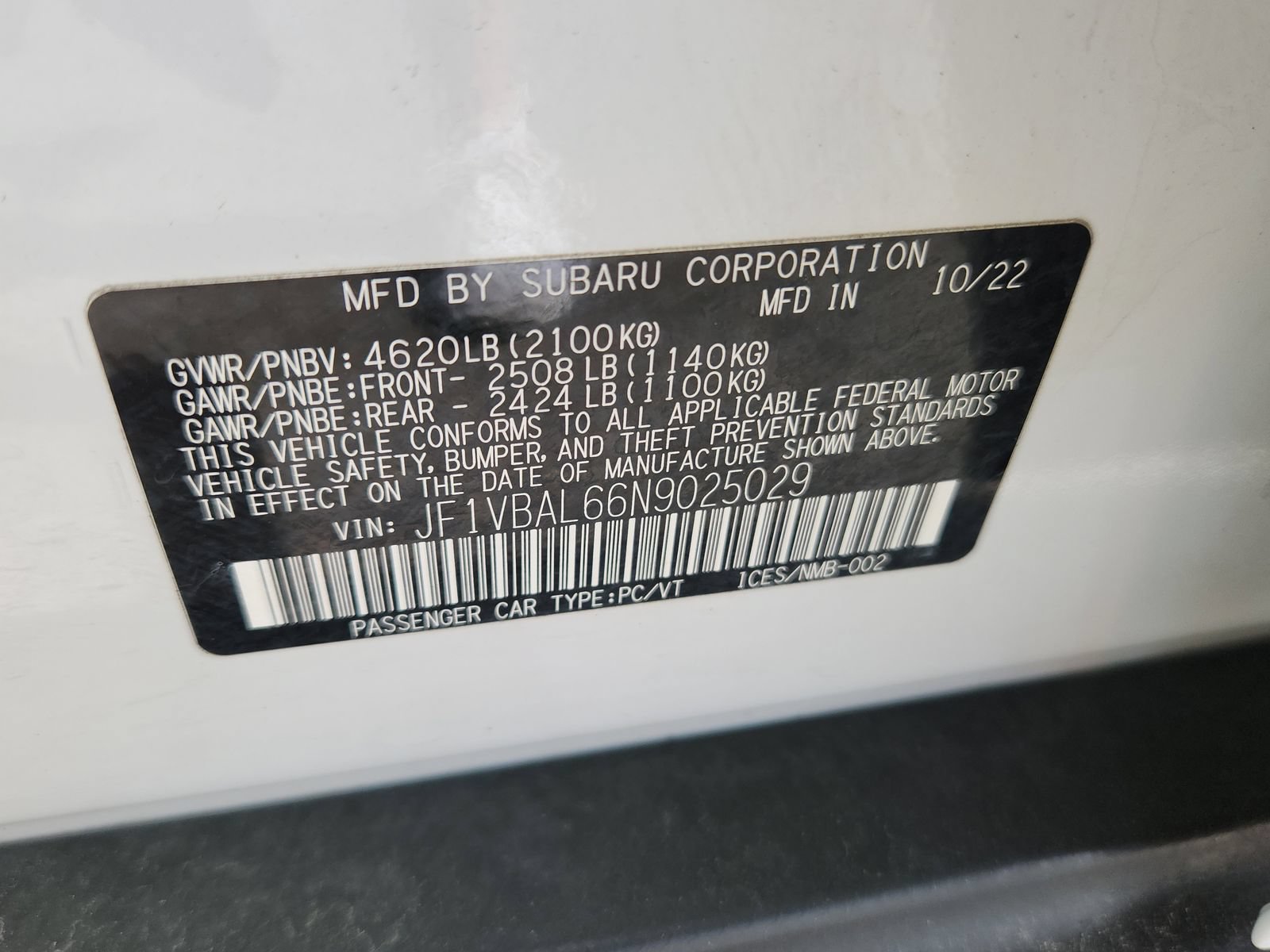 Used 2022 Subaru WRX Limited AWD/4WD image 18