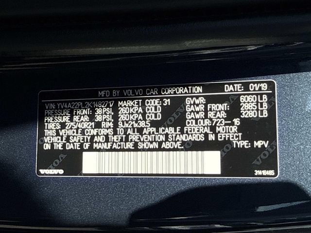 Used 2019 Volvo XC90 T6 Inscription w/ Advanced Package AWD/4WD image 30