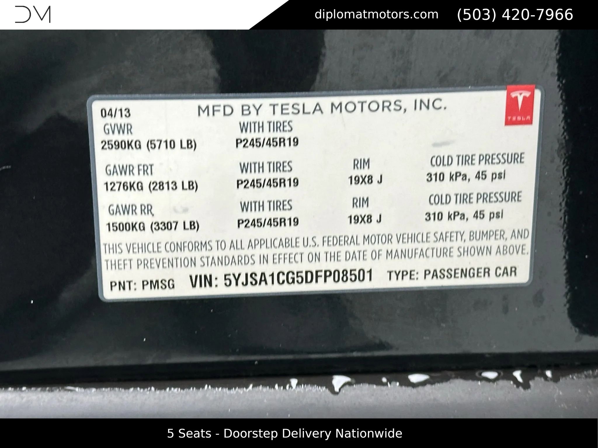 Used 2013 Tesla Model S RWD image 45