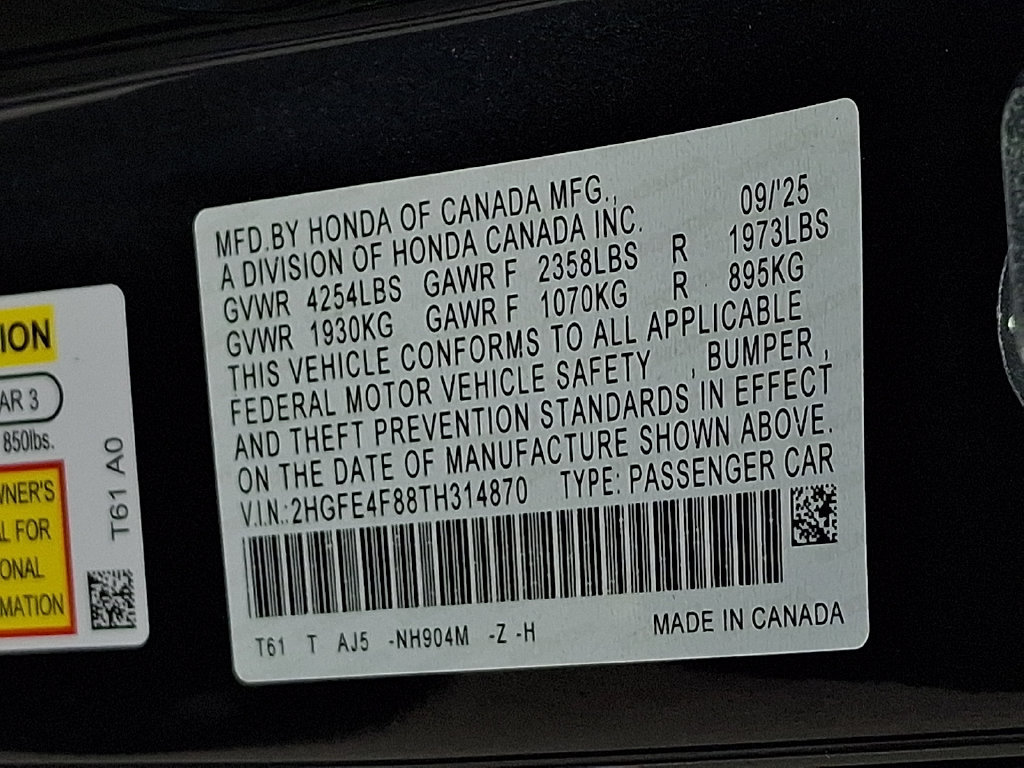 Used 2026 Honda Civic Sport Touring image 28